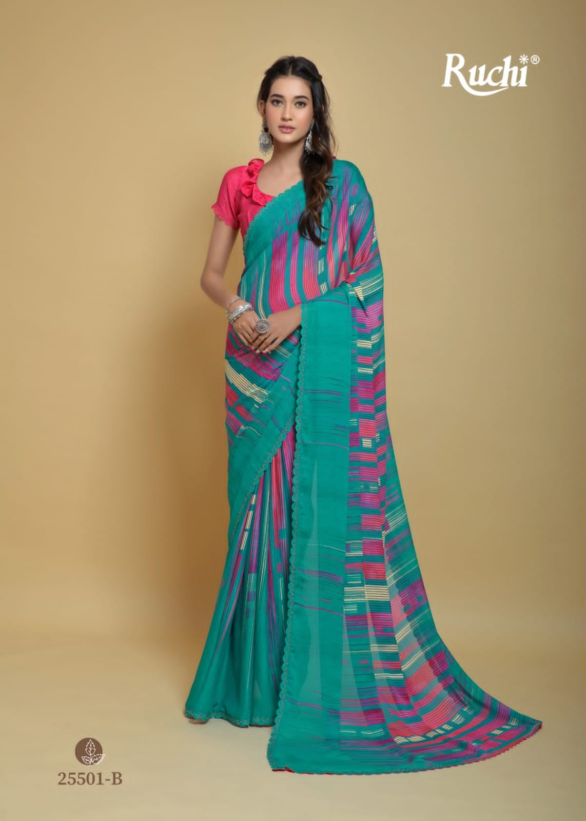  Raagsutra By Ruchi Silk Georgette Printed Sarees Catalog